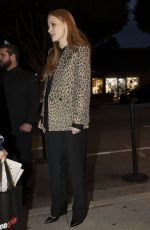 JESSICA CHASTAIN Arrives at The Eyes of Tammy Faye Screening in Santa Monica 03/19/2022
