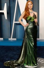 JESSICA CHASTAIN at 2022 Vanity Fair Oscar Party in Beverly Hills 03/27/2022