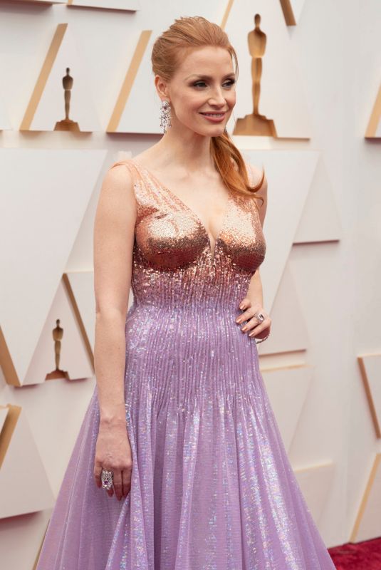 JESSICA CHASTAIN at 94th Annual Academy Awards at Dolby Theatre in Los Angeles 03/27/2022