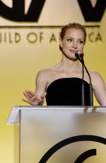 JESSICA CHASTAIN Speaks at 33rd Annual Producers Guild Awards in Los Angeles 03/19/2022