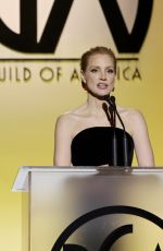 JESSICA CHASTAIN Speaks at 33rd Annual Producers Guild Awards in Los Angeles 03/19/2022