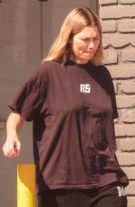 JESSICA HART Dropping Her Dog at a Local Groomer in Los Angeles 03/04/2022