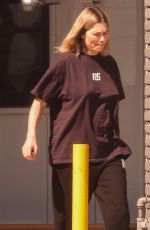 JESSICA HART Dropping Her Dog at a Local Groomer in Los Angeles 03/04/2022