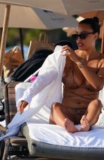JESSICA LEDON and David Guetta at a Beach in Miami 03/20/2022