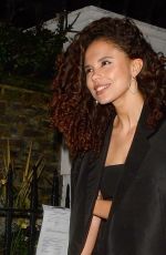 JESSICA PLUMMER Leaves Dunhill Pre-BAFTA Filmmakers Dinner & Party in London 03/09/2022
