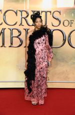 JESSICA WILLIAMS at Fantastic Beasts: The Secrets of Dumbledore Premiere in London 03/29/2022