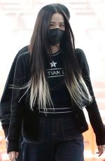 JISOO Arrives at Incheon International Airport 02/28/2022