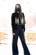 JISOO Arrives at Incheon International Airport 02/28/2022