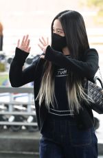 JISOO Arrives at Incheon International Airport 02/28/2022