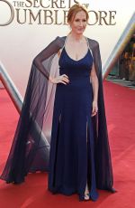 JK ROWLING at Fantastic Beasts: The Secrets of Dumbledore Premiere in London 03/29/2022