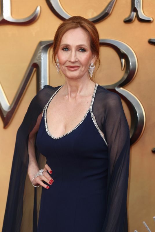 JK ROWLING at Fantastic Beasts: The Secrets of Dumbledore Premiere in London 03/29/2022
