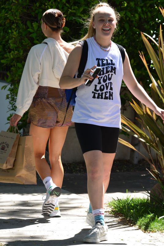 JOJO SIWA Out and About in West Hollywood 03/22/2022