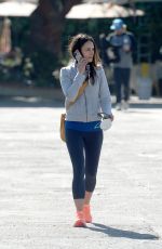 JORDANA BREWSTER Leaves a Gym in Los Angeles 03/09/2022