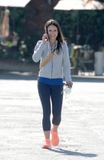 JORDANA BREWSTER Leaves a Gym in Los Angeles 03/09/2022