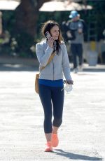 JORDANA BREWSTER Leaves a Gym in Los Angeles 03/09/2022