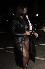 JORDYN WOODS Out for Dinner in West Hollywood 03/04/2022