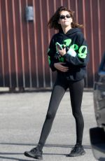 KAIA GERBER After a Workout in Los Angeles 03/10/2022