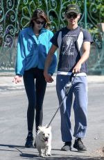 KAIA GERBER and Austin Butler Out with Their Dog in Los Angeles 03/07/2022