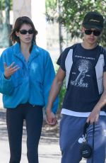 KAIA GERBER and Austin Butler Out with Their Dog in Los Angeles 03/07/2022