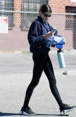 KAIA GERBER Leaves a Gym in Los Angeles 03/18/2022
