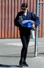 KAIA GERBER Leaves a Gym in Los Angeles 03/18/2022