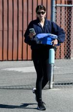 KAIA GERBER Leaves a Gym in Los Angeles 03/18/2022