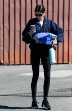 KAIA GERBER Leaves a Gym in Los Angeles 03/18/2022