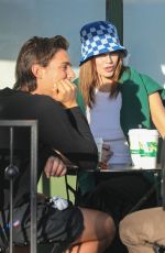 KAIA GERBER Out for Coffee with Friends at Alfred Coffee in Beverly Hills 03/09/2022