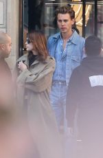 KAIA GERBER Out Shopping at Celine Avenue Montaigne in Paris 03/22/2022