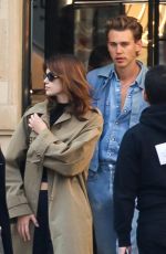 KAIA GERBER Out Shopping at Celine Avenue Montaigne in Paris 03/22/2022