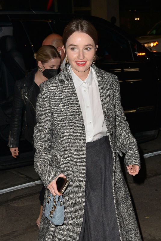 KAITLYN DEVER Arrives at Miss Dior Millefiori Garden Pop-Up Opening in West Hollywood 03/18/2022
