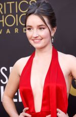 KAITLYN DEVER at 27th Annual Critics Choice Awards in Los Angeles 03/13/2022