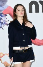 KAITLYN DEVER at Miu Miu Womenswear Fall/Winter 2022/2023 Show at Paris Fashion Week 03/08/2022