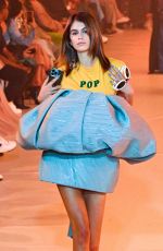 KAKA GERBER Walks Runway at Off-white Fashion Show in Paris 02/28/2022