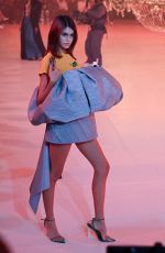 KAKA GERBER Walks Runway at Off-white Fashion Show in Paris 02/28/2022