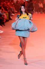 KAKA GERBER Walks Runway at Off-white Fashion Show in Paris 02/28/2022