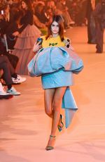 KAKA GERBER Walks Runway at Off-white Fashion Show in Paris 02/28/2022