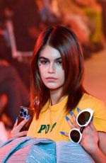 KAKA GERBER Walks Runway at Off-white Fashion Show in Paris 02/28/2022