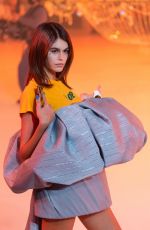 KAKA GERBER Walks Runway at Off-white Fashion Show in Paris 02/28/2022