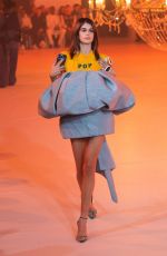 KAKA GERBER Walks Runway at Off-white Fashion Show in Paris 02/28/2022