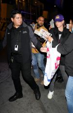KALEY CUOCO Leaves Lakers vs Wizards Game at Crypto.com Arena in Los Angeles 03/11/2022
