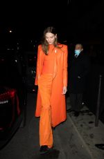KARLIE KLOSS Leaves Off-White Afterparty at Maison du Caviar in Paris 02/28/2022