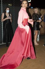 KAT GRAHAM Arrives at Vanity Fair x Bacardi Party in Hollywood 03/22/2022