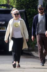KATE HUDSON and Danny Fujikawa Out for Morning Walk in Los Angeles 03/18/2022