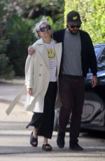 KATE HUDSON and Danny Fujikawa Out for Morning Walk in Los Angeles 03/18/2022