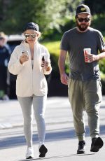 KATE HUDSON and Danny Fujikawa Out Hikinig in Santa Monica 03/21/2022