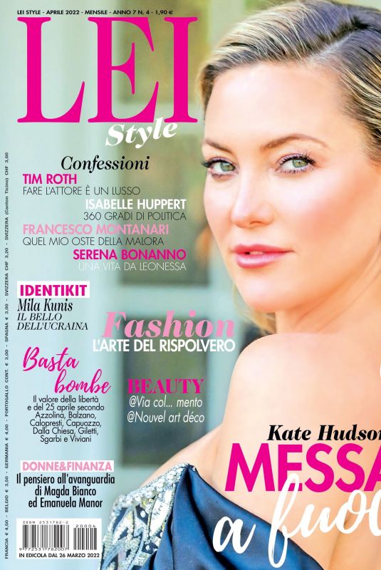 KATE HUDSON in LEIStyle Magazine, April 2022