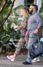 KATE HUDSON Leaves Her Hotel in Miami Beach 02/28/2022