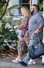 KATE HUDSON Leaves Her Hotel in Miami Beach 02/28/2022