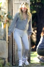 KATE HUDSON Out in a Cropped Sweater and Leggings in Los Angeles 03/04/2022